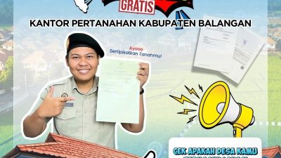 Program PTSL 2026 Resmi Dibuka, Masyarakat Balangan Diimbau Manfaatkan Kesempatan Sertipikasi Tanah